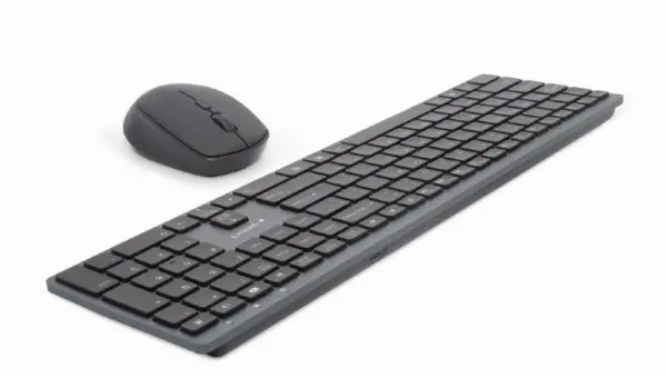 KBS-ECLIPSE-M500 Backlight Pro Business Slim wireless desktop set, US layout, black
