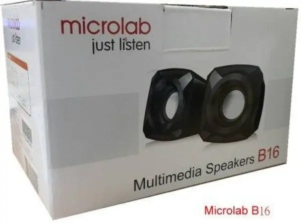 Microlab B-16 Stereo zvucnici, black, 5W RMS(2 x 2.5W), USB power,3.5mm