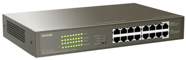 Tenda TEG1116P-16-150W LAN 16-Port 10/100/1000M Base-TX Ethernet ports Switch
