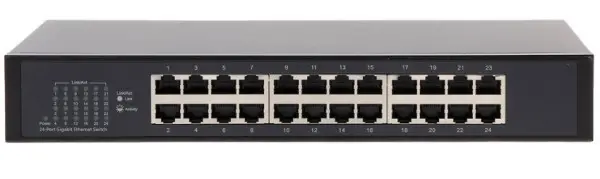 Switch Dahua PFS3024-24GT 24-Port 10/100/1000M Switch, 24x Gbit  RJ45 port, rackmount (alt. gs1024d