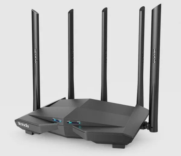 Tenda AC11 AC1200 wireless dual band ruter 2.4+5GHz, 1W/3L, Gbit, 1Ghz cpu 128mb, 5x6dBi 12V/1A