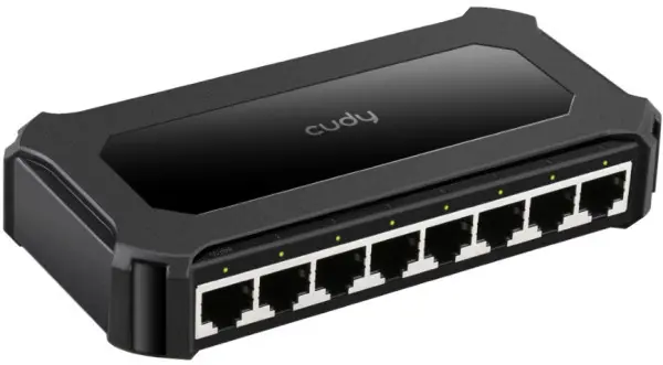 Cudy GS108D 8-Port Gbit desktop Switch, 8x RJ45 10/100/1000 (Alt. SG108)