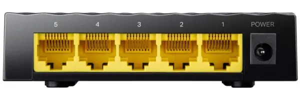 Cudy GS105D 5-Port Gbit Desktop Switch, 5x RJ45 10/100/1000 (Alt. SG105)