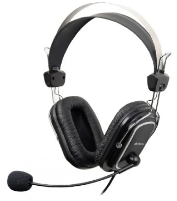 A4-HS-50 A4Tech Gejmerske slusalice sa mikrofonom. 32ohm, black, 2x3.5mm