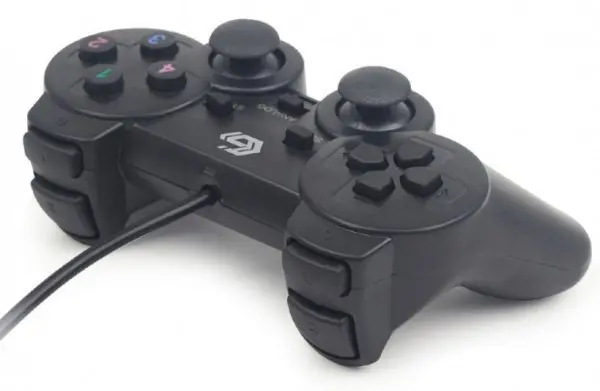 JPD-UDV-01 ** Gembird USB 2.0 analog vibration gamepad black (alt. JPD-THRILLERSHOCK-BOX 386)