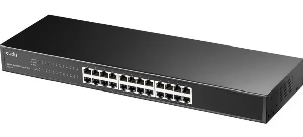 Cudy GS1024 24-Port 10/100/1000M Switch, 24 x Gbit  RJ45 port, rackmount (alt. Teg1024d)