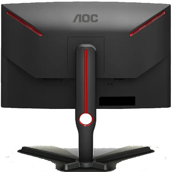 AOC Monitor LED C27G3UBK Curved 27'' VA 3H 165Hz 1 ms, HAS 130mm, HDMI 1.4, DP 1.2, USB HUB, Audio out, Speakers 3 W x 2, 3y, Black-Red ( C2