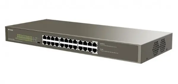 Tenda TEG1124P-24-250W LAN 24-Port 10/100/1000M Base-T Ethernet ports Desktop or rack mount switch