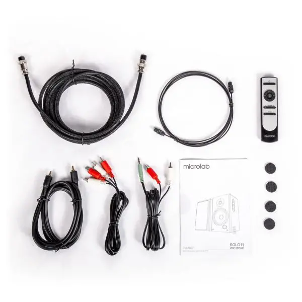 Microlab SOLO11 Aktivni drveni zvucnici 2.0 100W RMS(2x50W) 5\''+1\'' daljinski, BLUETOOTH 3.5mm(BTR-05)