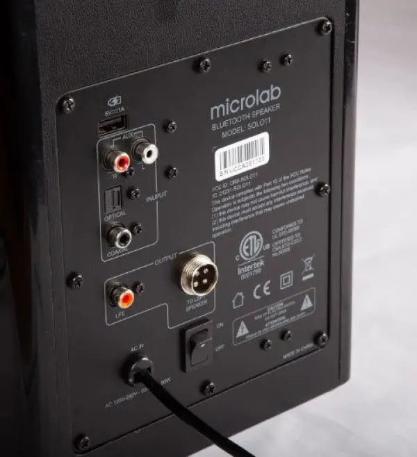 Microlab SOLO11 Aktivni drveni zvucnici 2.0 100W RMS(2x50W) 5\''+1\'' daljinski, BLUETOOTH 3.5mm(BTR-05)