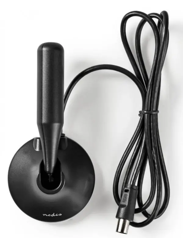 ANIR0501BK Antena sobna UHF, dobit 4dB, DVB-T2 omni-directional crna