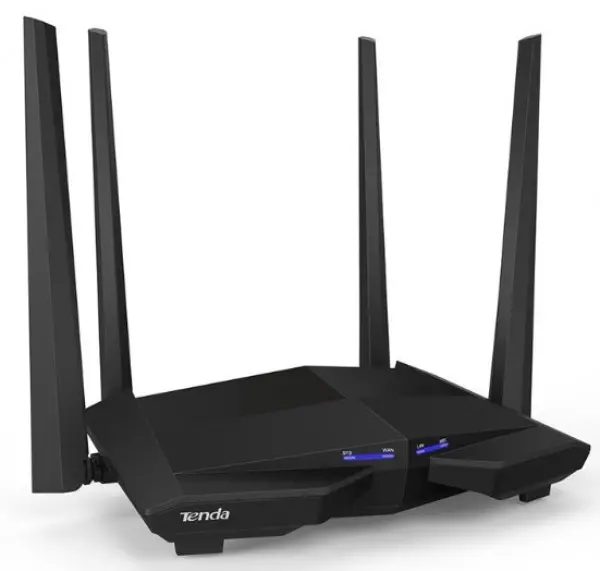 Tenda AC10U AC1200 wireless dual band ruter 2.4+5GHz, 1W/3L, Gbit, USB 1Ghz cpu 128mb, 4x5dBi 12v/2a