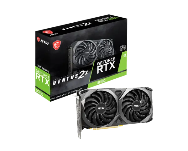 SVGA PCIE MSI RTX 3060 VENTUS 2X 12GB OC