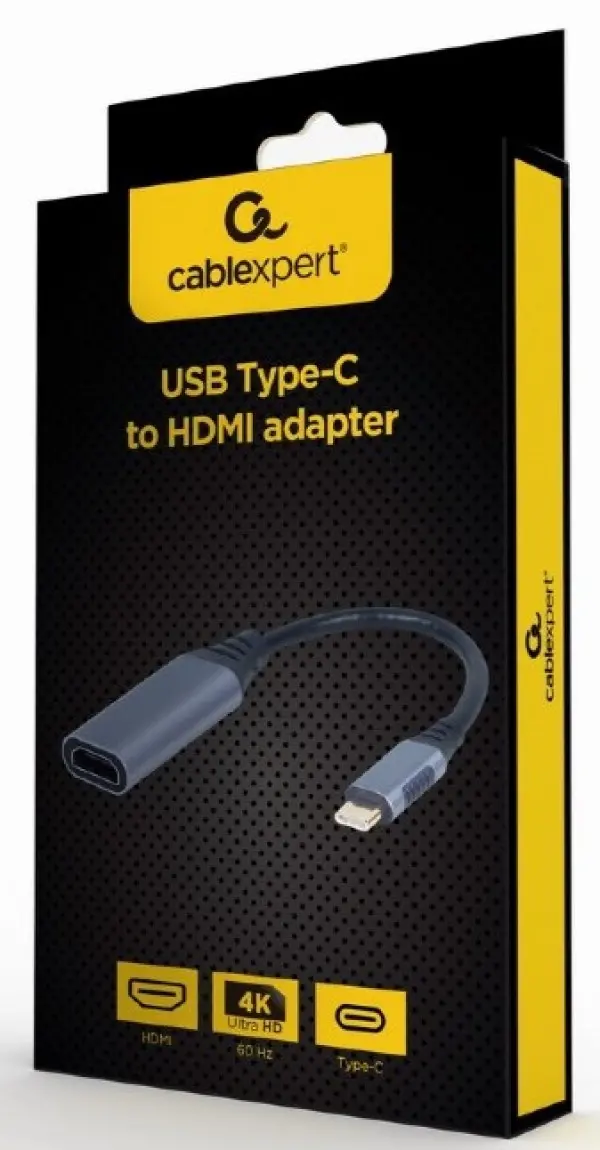 A-USB3C-HDMI-01 Gembird USB Type-C to HDMI display adapter, space grey