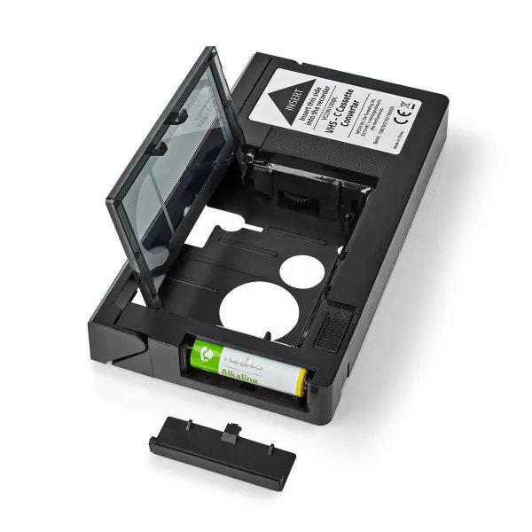 VCON100BK Conversion VHS C to VHS Plug and play Black