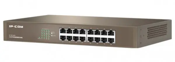 IP-COM G1016D LAN 16-Port 10/100/1000M Base-T/TX Ethernet ports (MDI/MDIX) Desk or rack(alt=TEG1016D