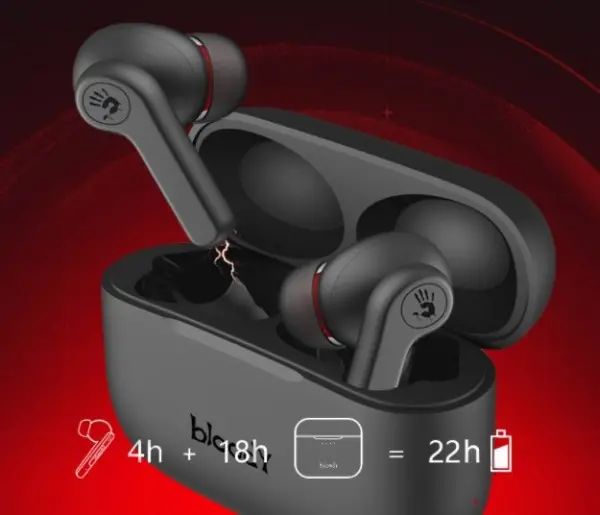 A4-M30 A4Tech BLOODY LIFESTYLE TWS bluetooth V5.0 slusalice, auto pairing, 32ohm, touch