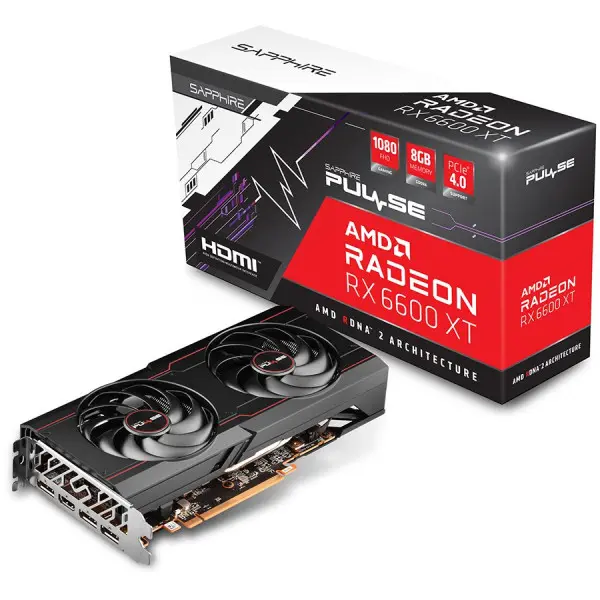 SAPPHIRE AMD Radeon RX 6600 XT 8GB 64bit PULSE RX 6600 XT 8GB (11309-03-20G)