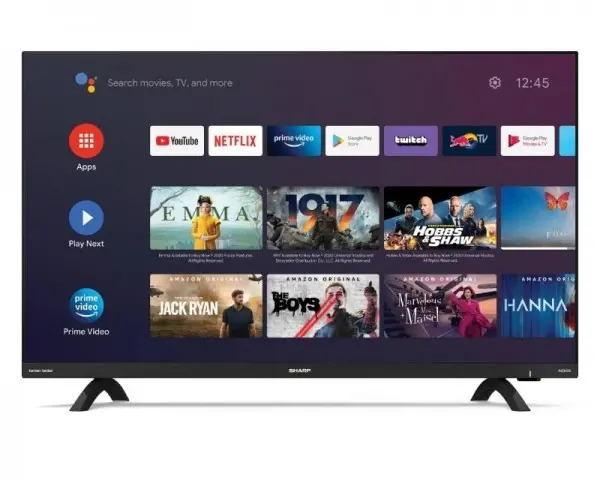 SHARP 32'' 32DI2 FRAMELESS Android Smart HD LED TV + DR-P320BK Portabl Digitalni radio