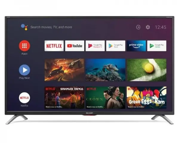 SHARP 42'' 42CI5 Android Smart Full HD LED TV + Fed AB fitnes roler FED-XM0101