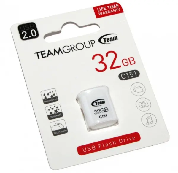 TeamGroup 32GB C151 USB 2.0 BLACK TC15132GB01