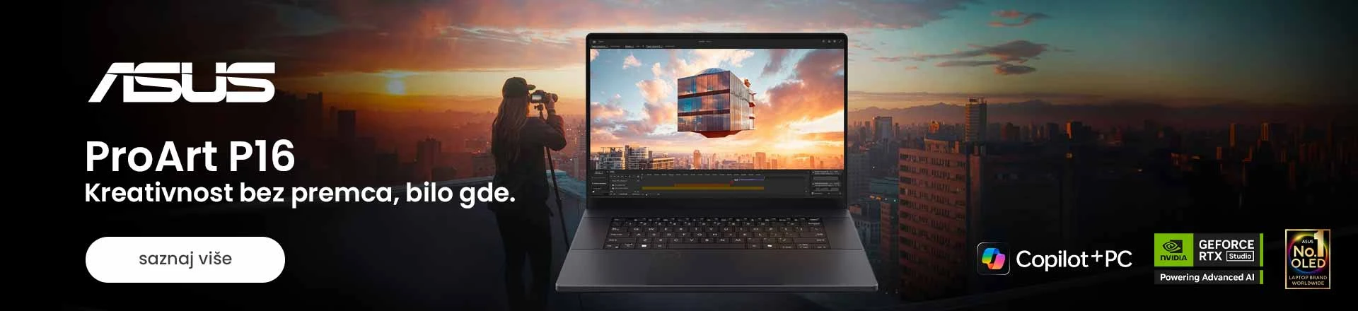 Asus pro art p16 oled 3k ryzen ai9